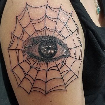 Best Spider Eye Tattoo